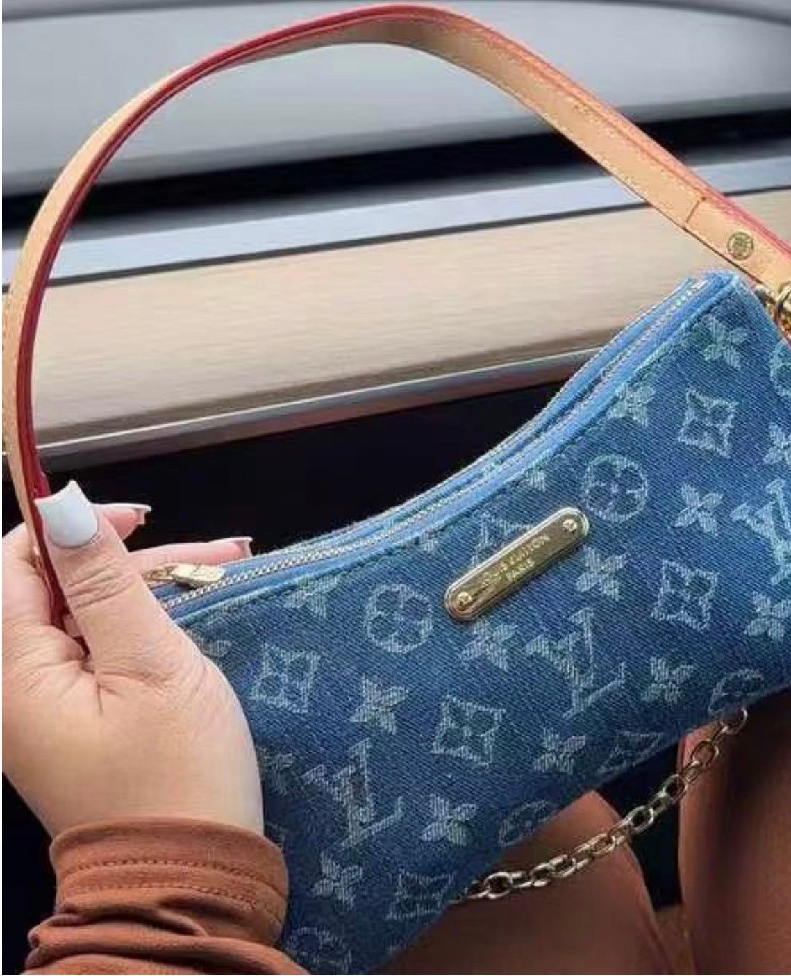 LV denim bag