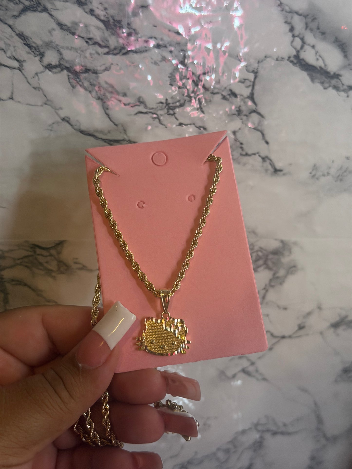 Lil HK Face necklace
