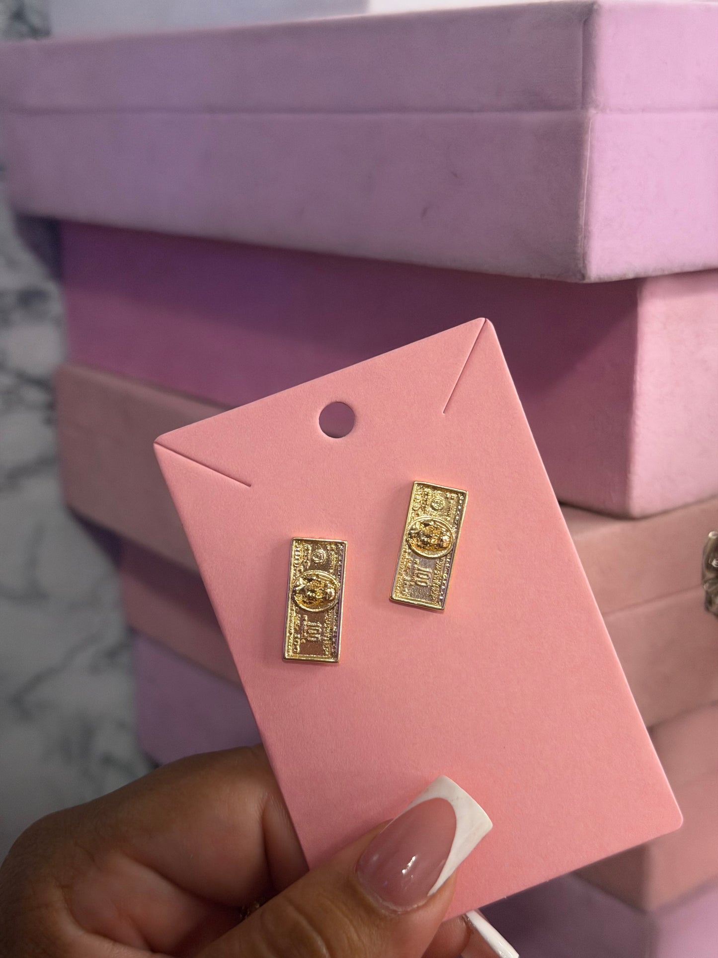 Dollar bill studs