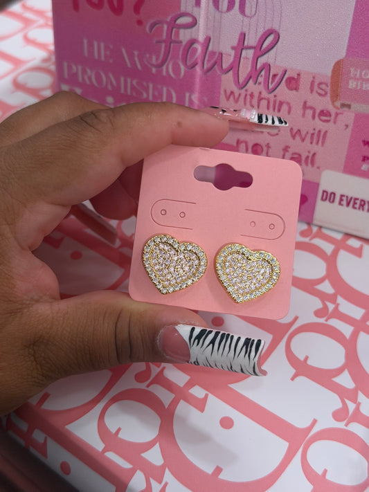 Bling earrings studs ✨