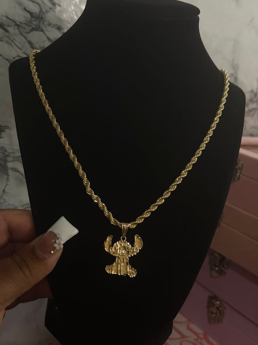 Stitch necklace