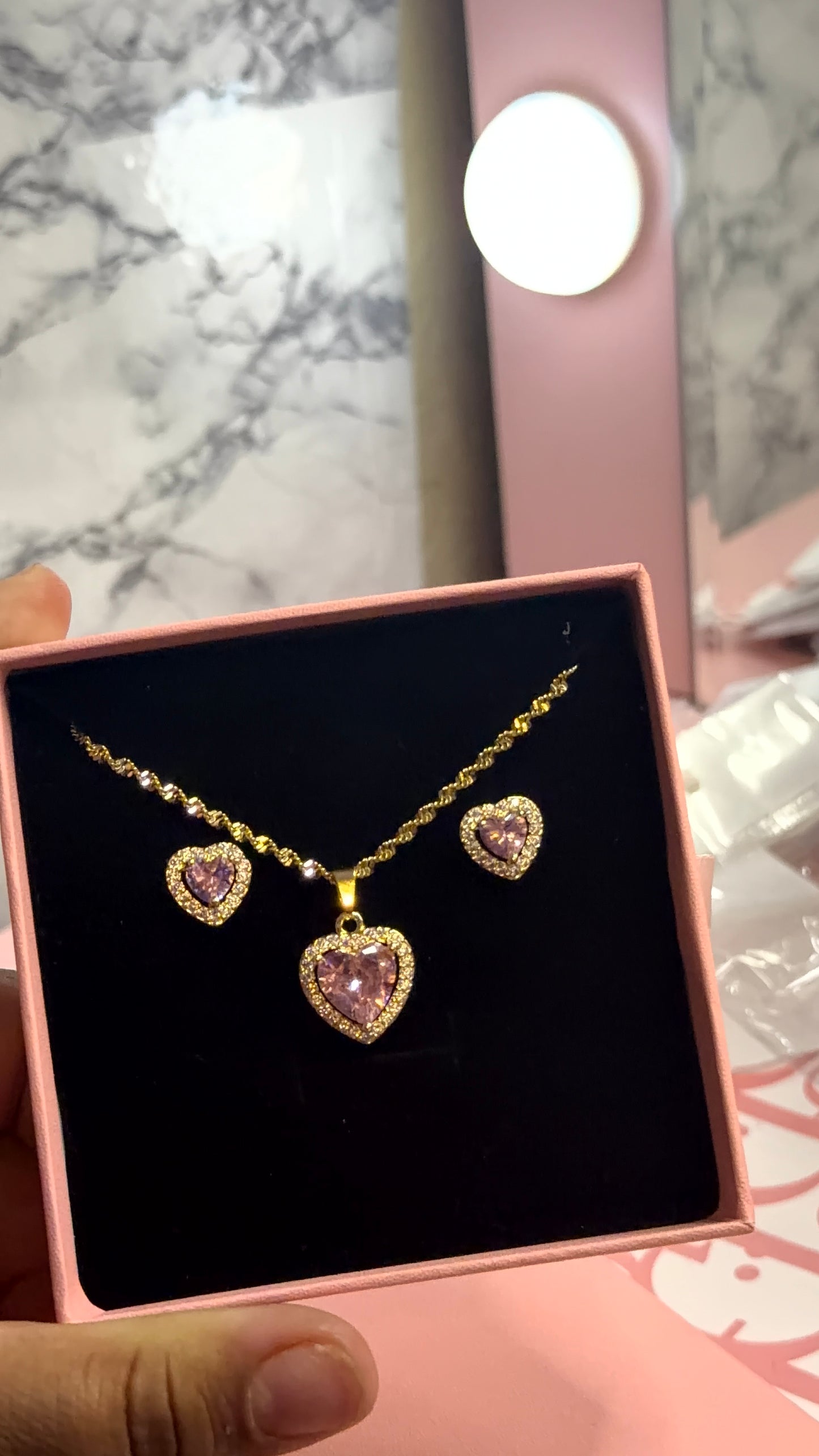 Pretty pink set