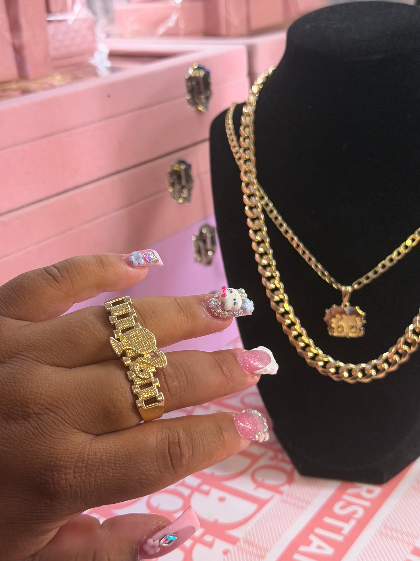 Barbie double ring