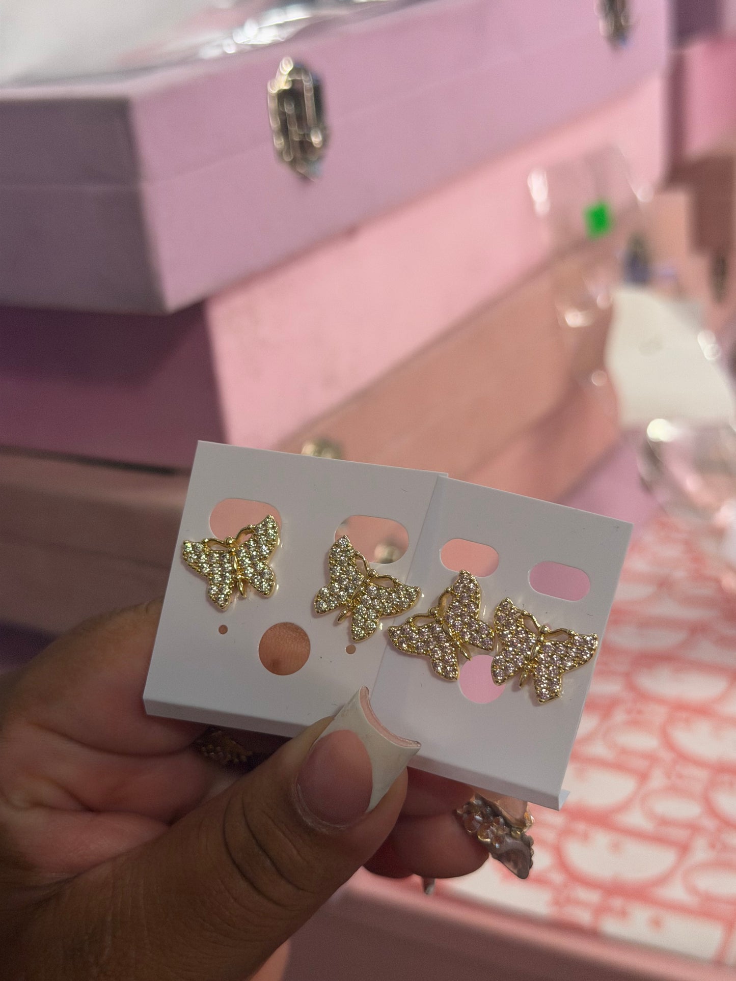 Sm butterfly studs