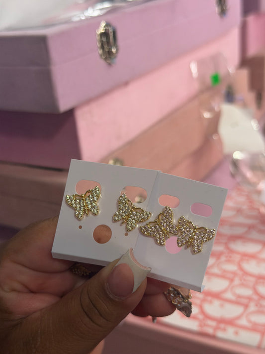 Sm butterfly studs
