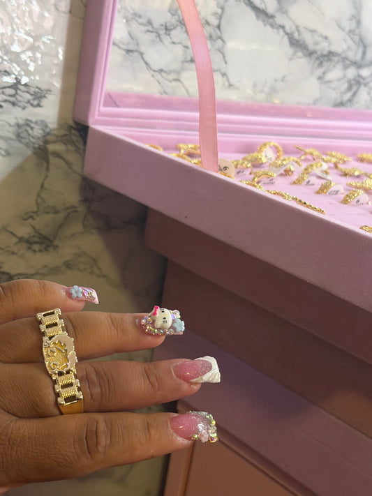 Betty boop double ring