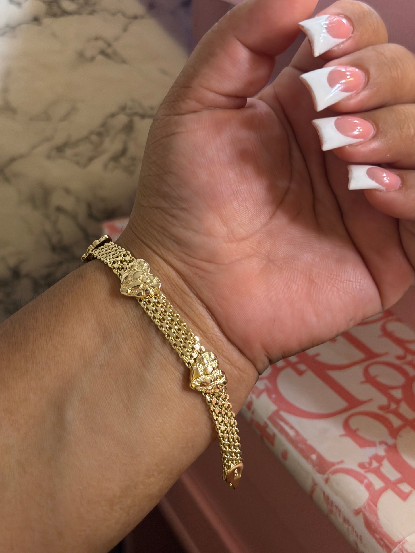 Heart nugget bracelet 🌟