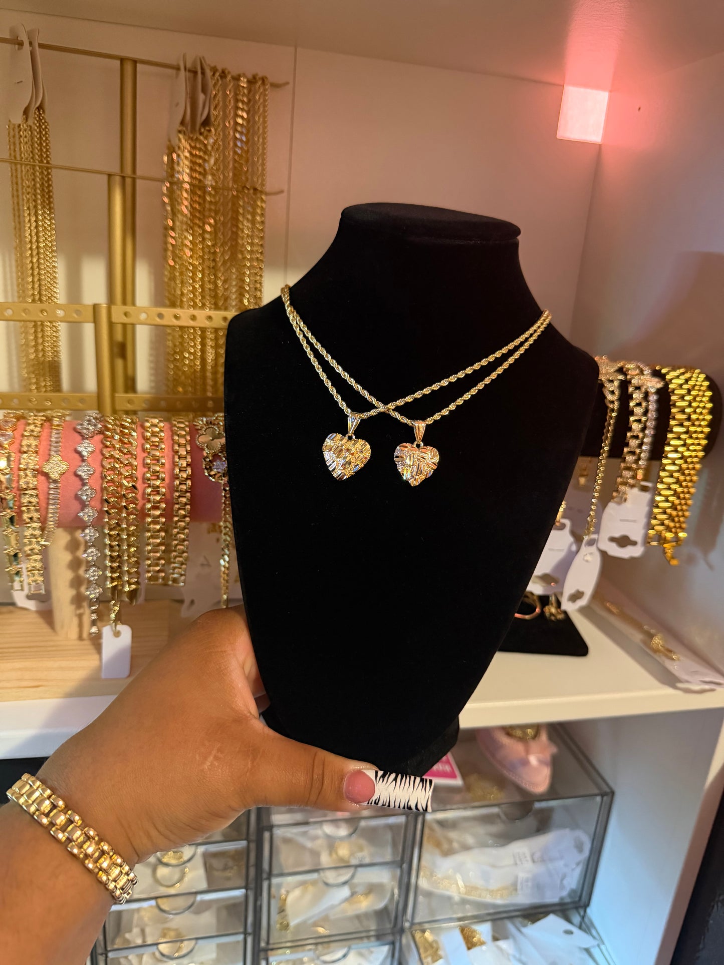 Heart Nugget necklace 🌟