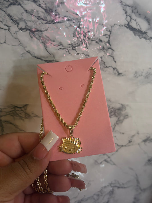 Lil HK Face necklace