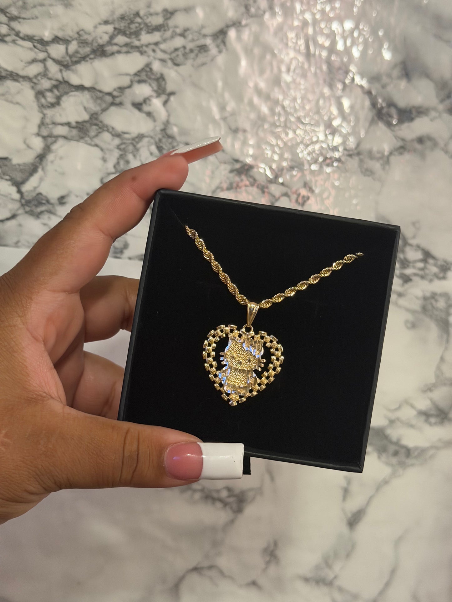 HK face Rx necklace