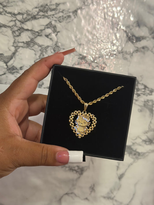 HK face Rx necklace