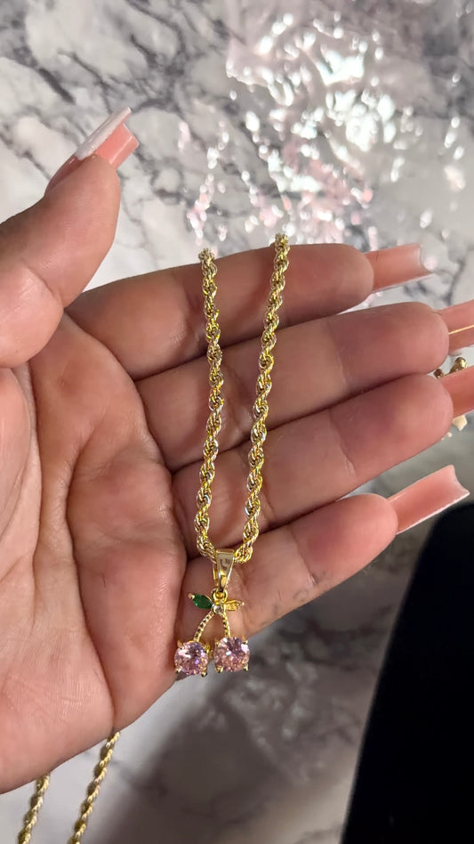 Cherry necklace