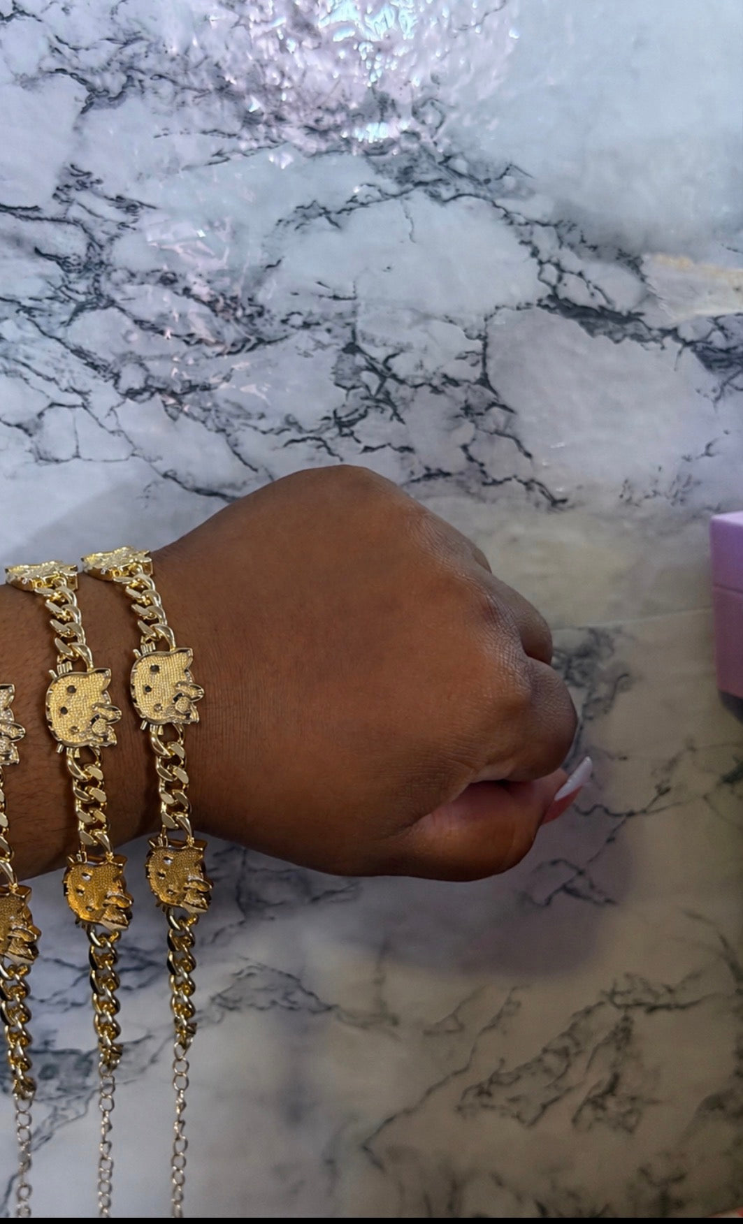Jumbo HK face Cuban bracelet