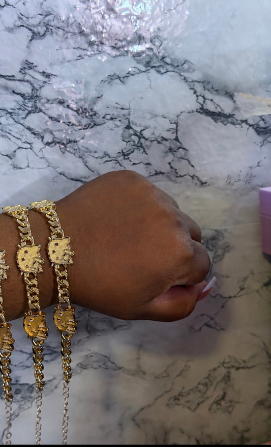 Jumbo HK face Cuban bracelet