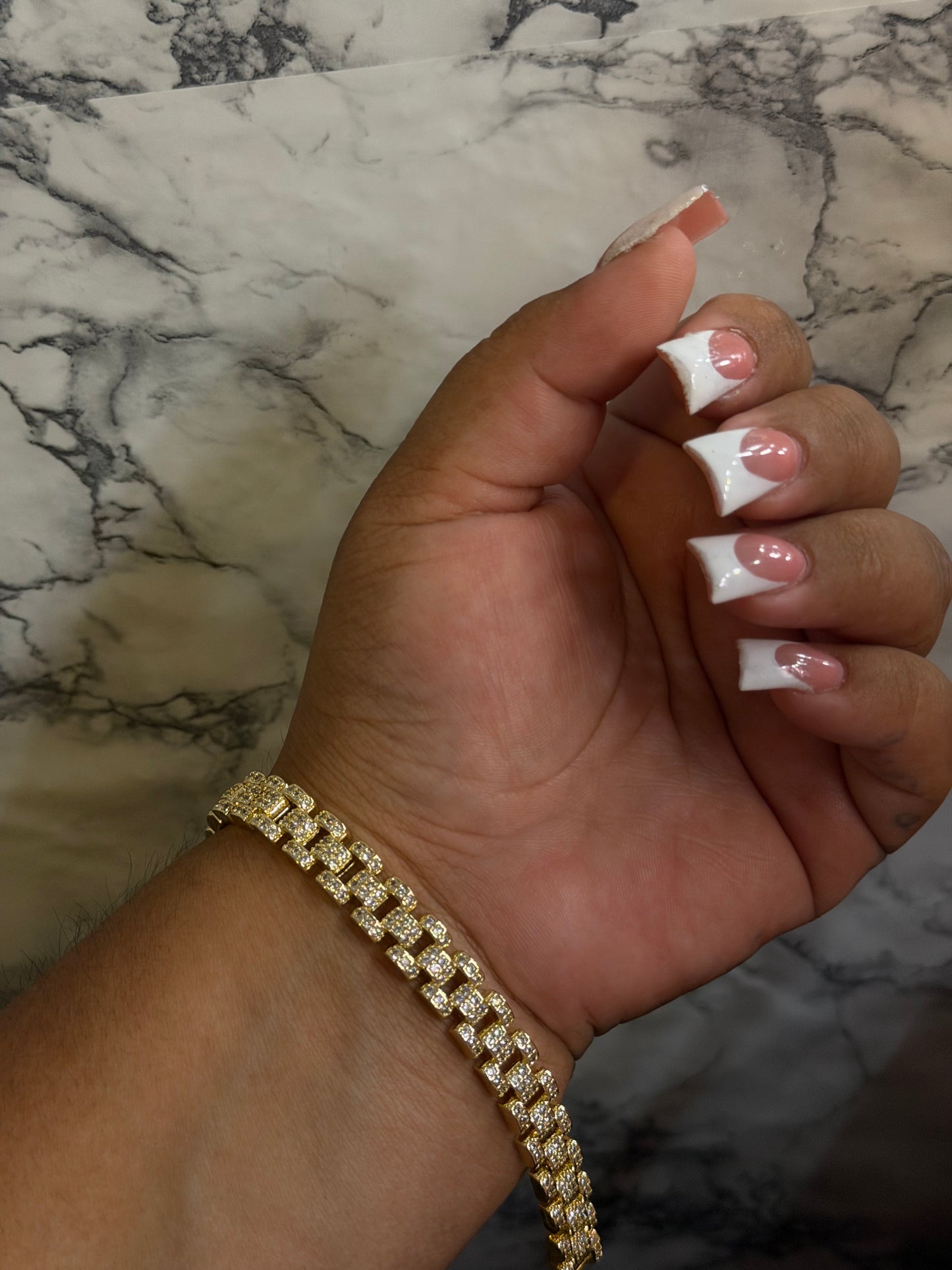 Iced out Rolex bracelet